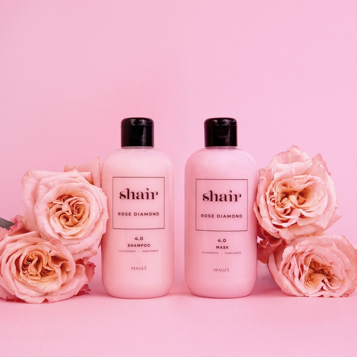 magiaprofessional_categoria-prodotti_Shair_Rose-Diamond-Shampoo+Mask-250ml-stilllife